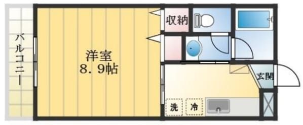 メゾン21の物件間取画像